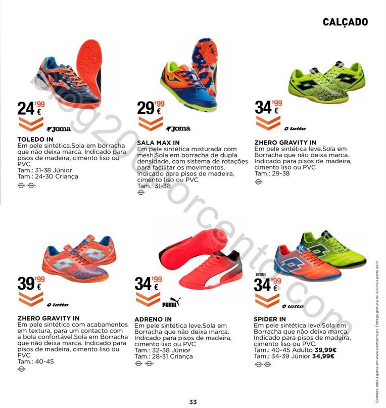 Novo Folheto SPORT ZONE Especial Futebol promoçõ