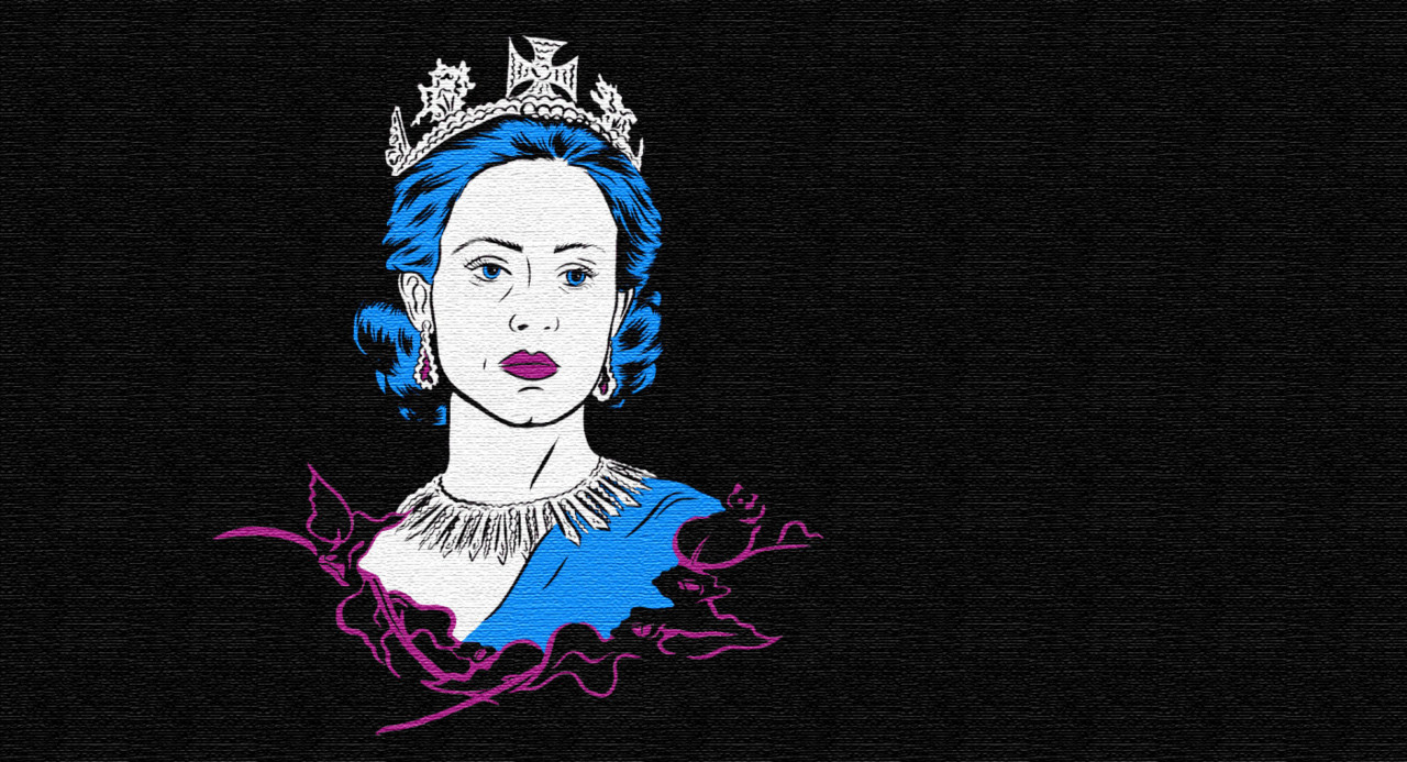 Desenho feito por um fã de The Crown Desenho feito por um fã de The Crown