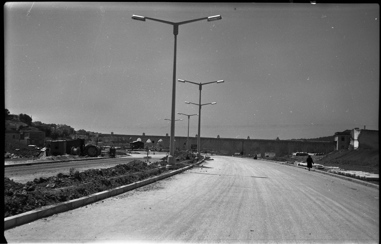 Avenida Calouste Gulbenkian em construção, 1967, Avenida Calouste Gulbenkian em construção, 1967,