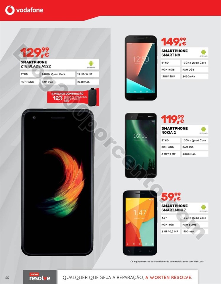 Antevisão Folheto WORTEN Mobile mundial promoçõ