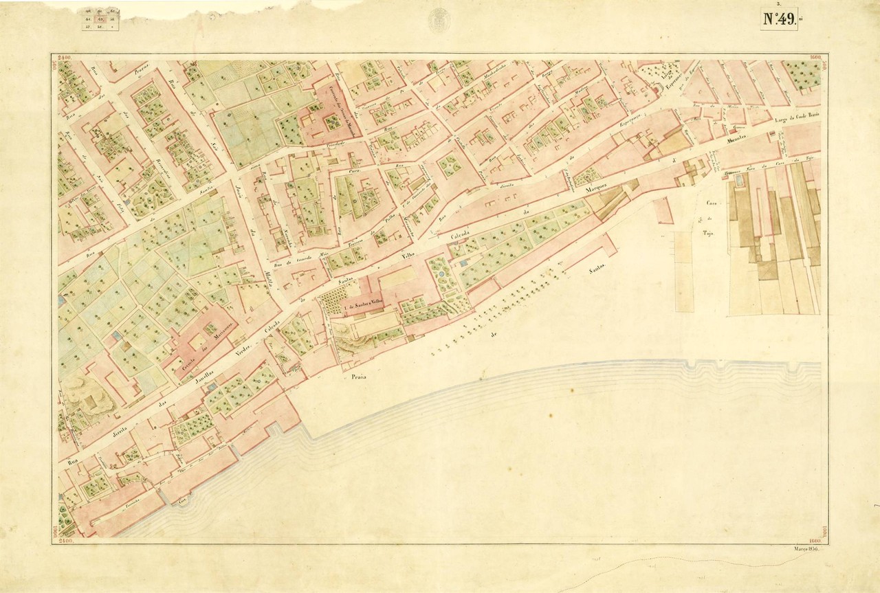 Atlas da carta topográfica de Lisboa, N.º 49, 18