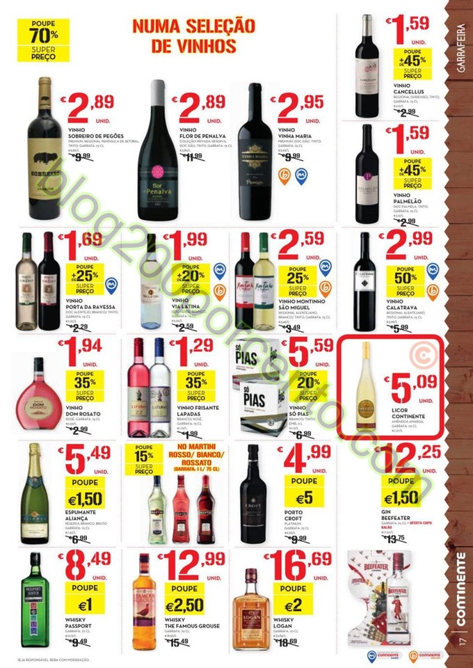 Antevisão Folheto CONTINENTE Promoções de 1 a 7