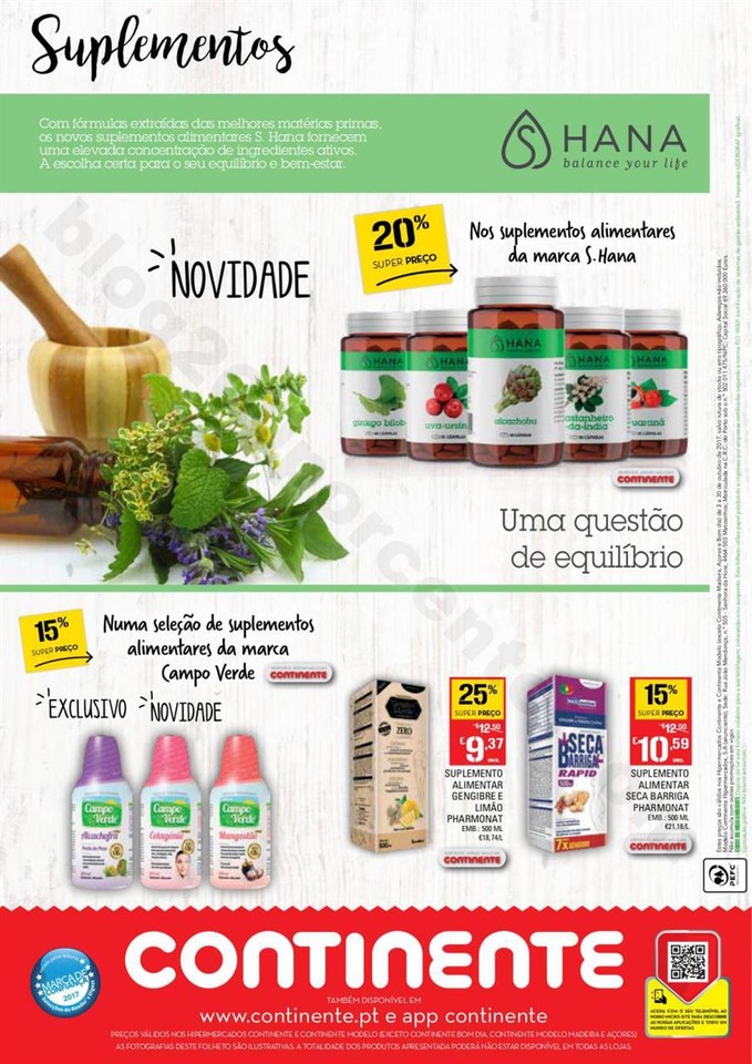 Antevisão folheto CONTINENTE Área viva promoçõ