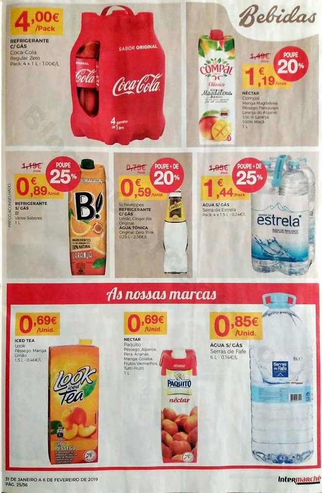 antevisao folheto Intermarche 31 janeiro a 6 fever