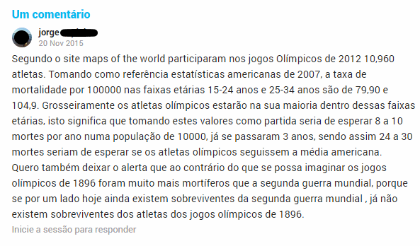 Comentário - Observador
