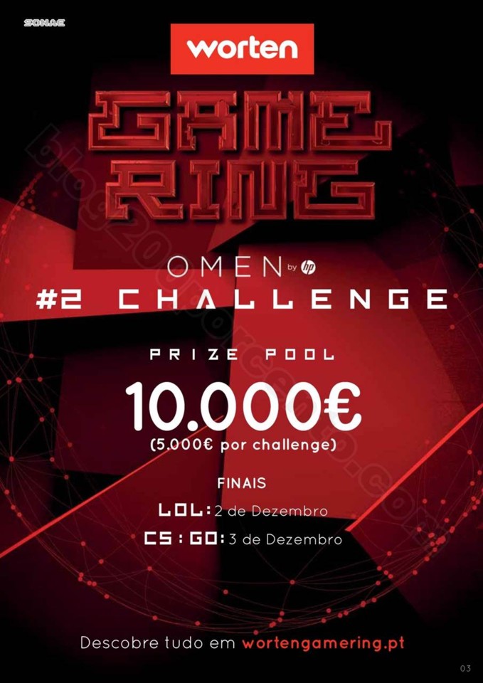 Novo Folheto WORTEN Gamer promoções até 22 nove