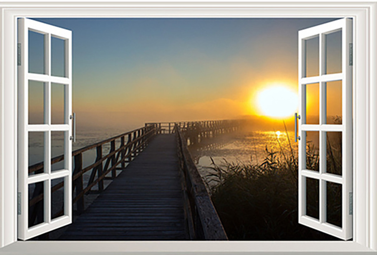 Vista-para-o-mar-De-Madeira-Ponte-Cais-Do-Sol-3d-j