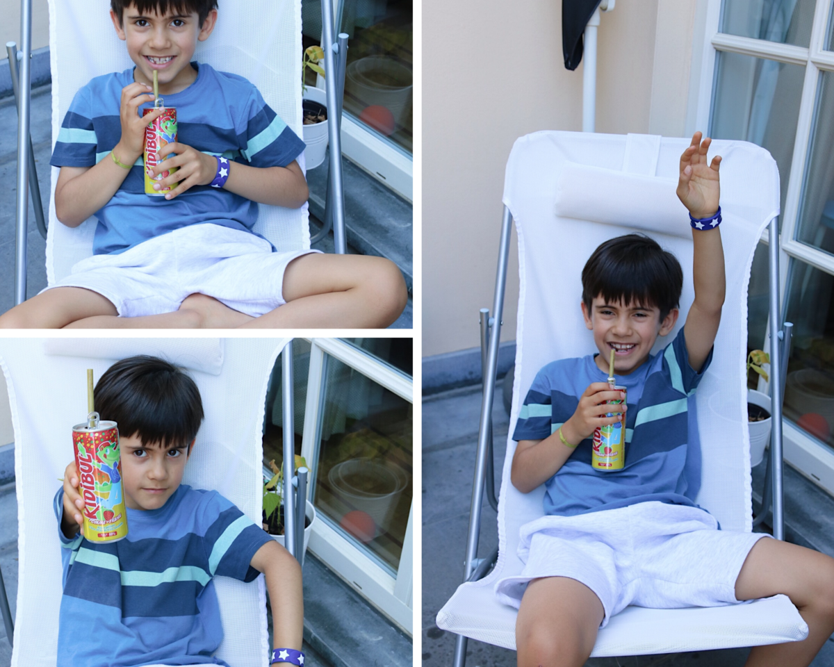 kidibul la boisson des enfants avec des boulles