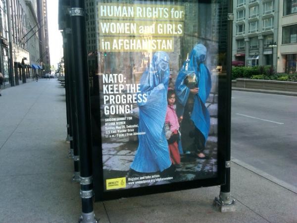 campanha pró imperialismo da NATO no Afeganistão