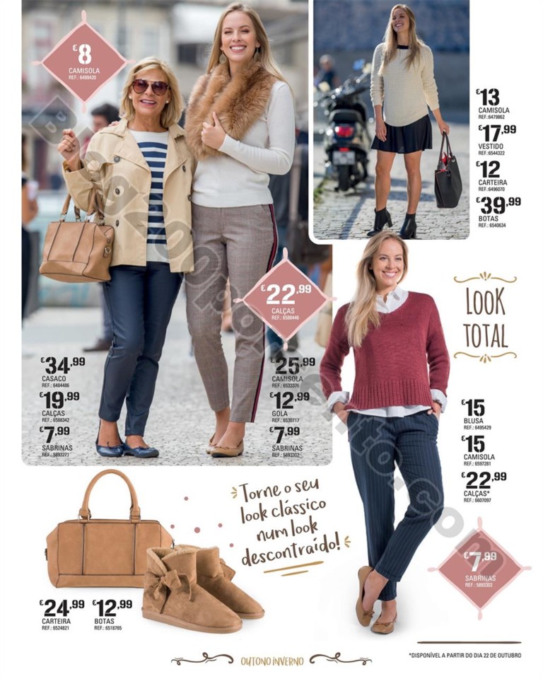 Antevisão folheto CONTINENTE Moda outono - invern