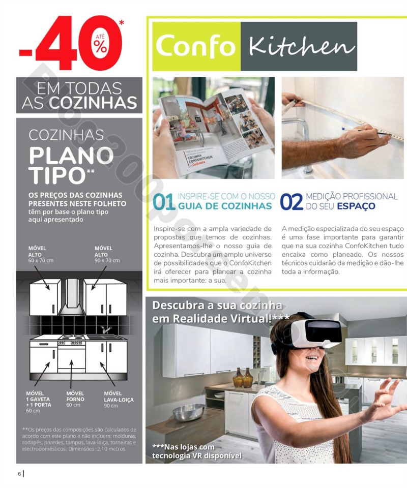 Antevisão Folheto CONFORAMA Cozinhas promoções 