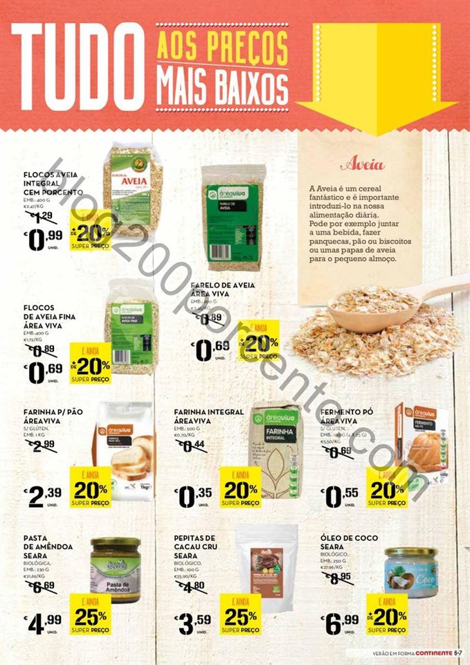 Antevisão Folheto CONTINENTE Extra verão promoç