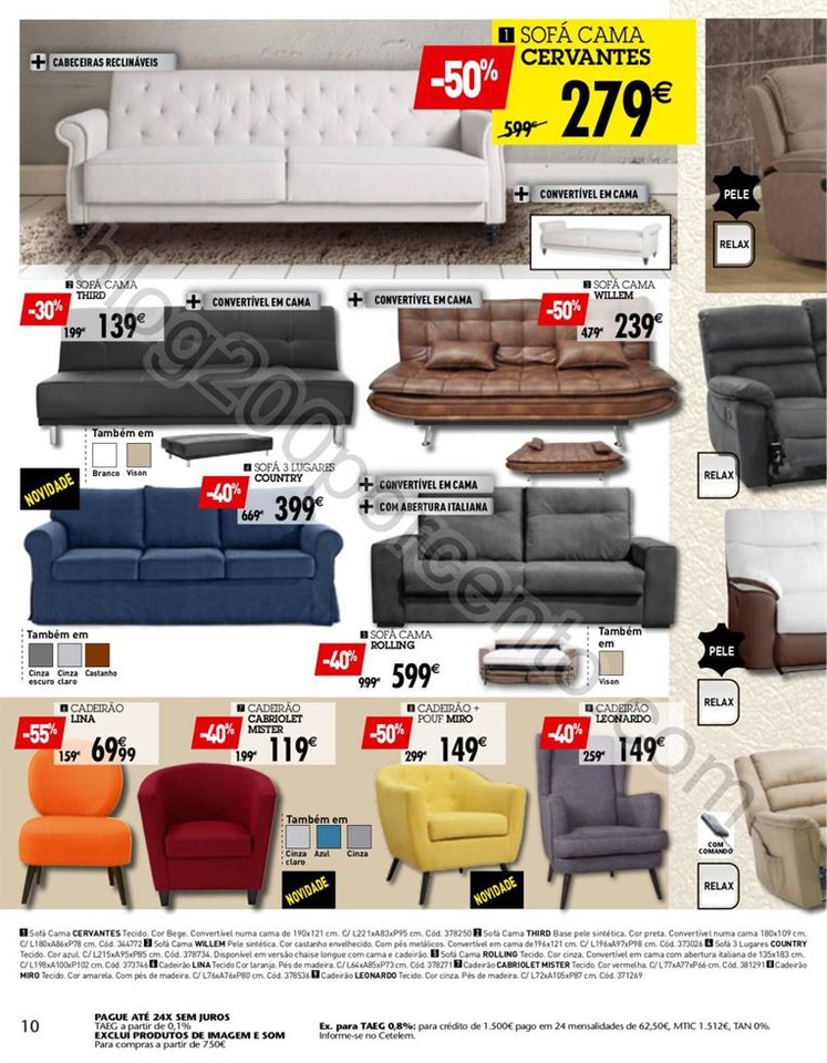 Antevisão Folheto CONFORAMA Promoções de 25 ago