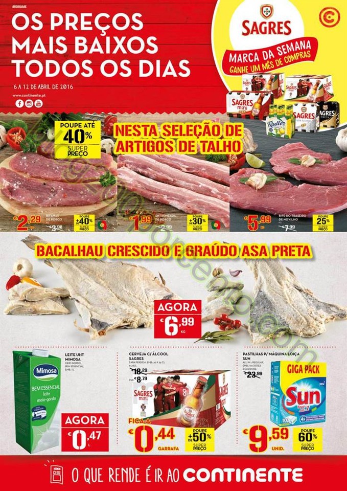 Antevisão Folheto MODELO - CONTINENTE Madeira de 