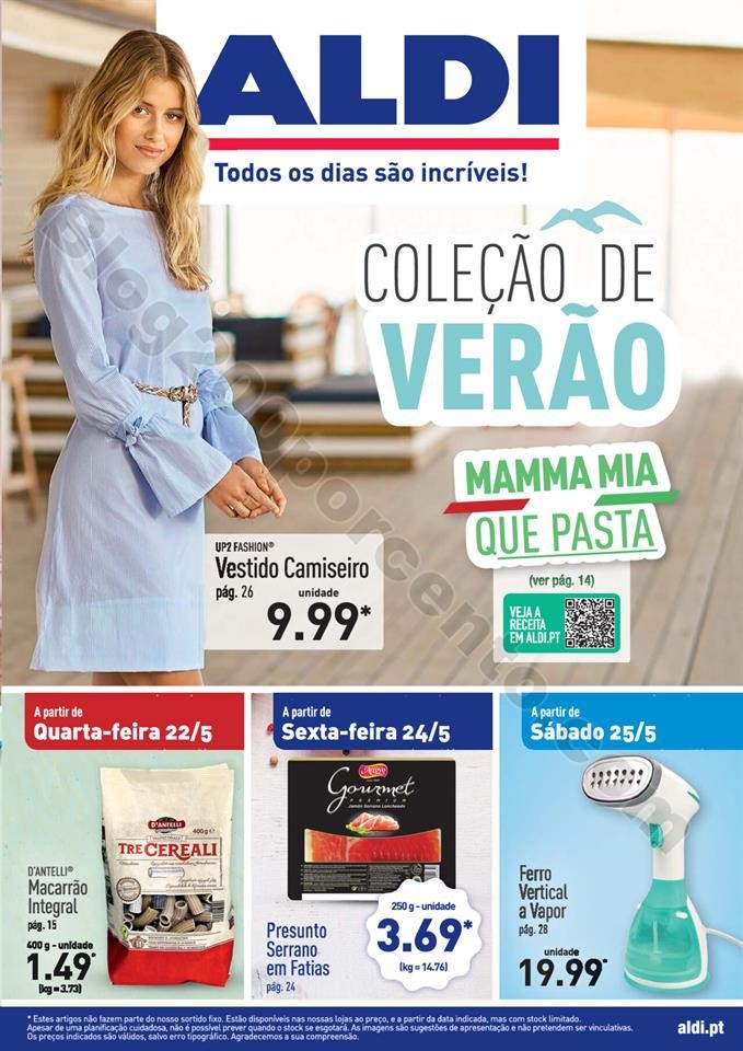 Antevisão Folheto ALDI Promoções a partir de 22