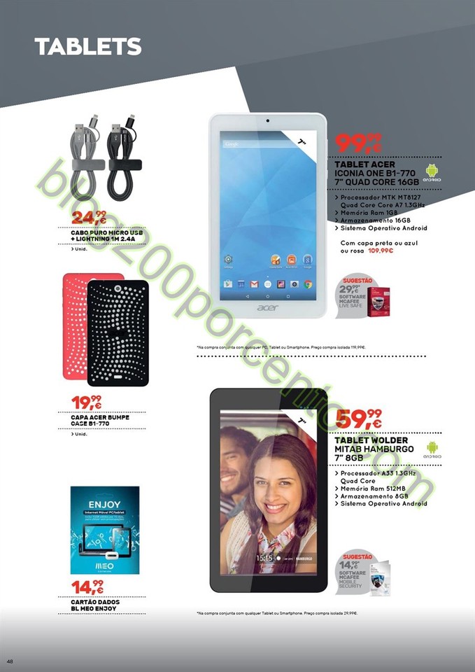 Novo Folheto WORTEN Mobile promoções até 31 mar