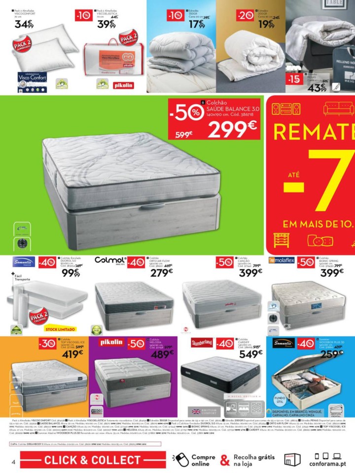 Antevisão Folheto Saldos CONFORAMA Promoções de