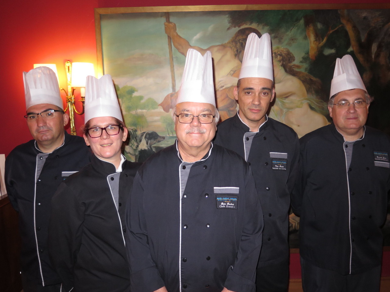 A Equipa de Cozinha do restaurante GOURMET do Hotel Cascais Miragem