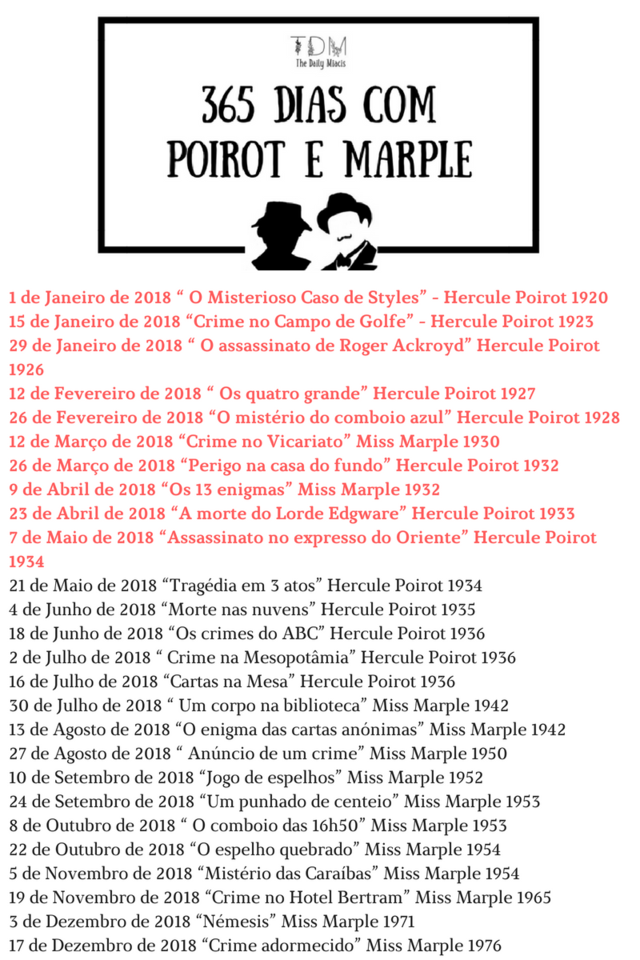 1 de Janeiro de 2018 “ O Misterioso Caso de Styl