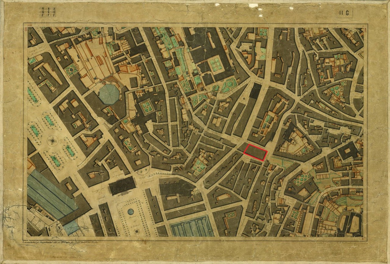 Planta Topográfica de Lisboa, 11 G, 1910, de Albe Planta Topográfica de Lisboa, 11 G, 1910, de Albe