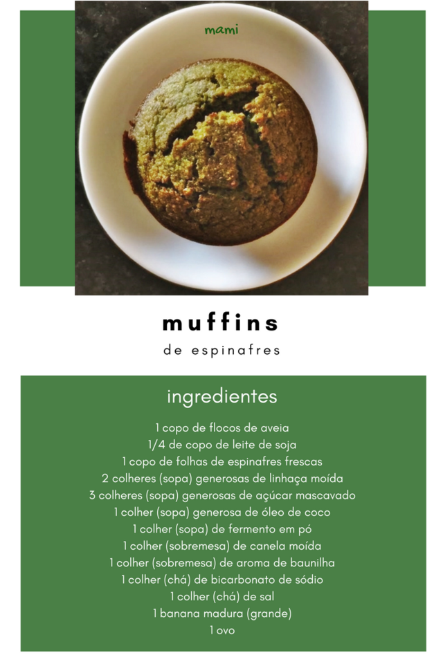 muffins de espinafres muffins de espinafres