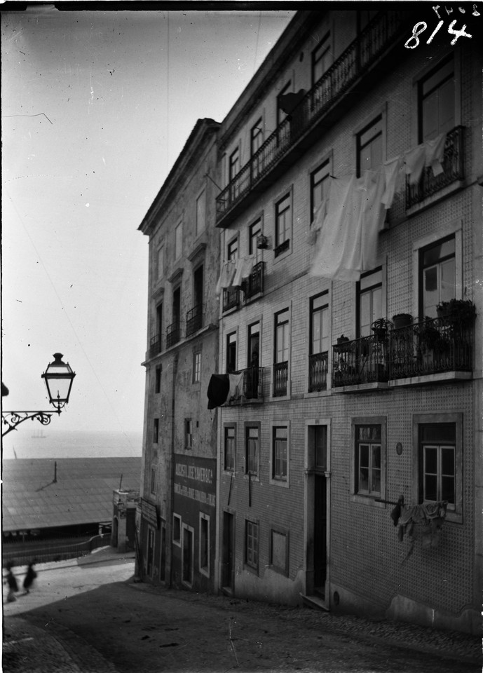 Calçada dos Cesteiros, 1907, foto de Machado &amp; So