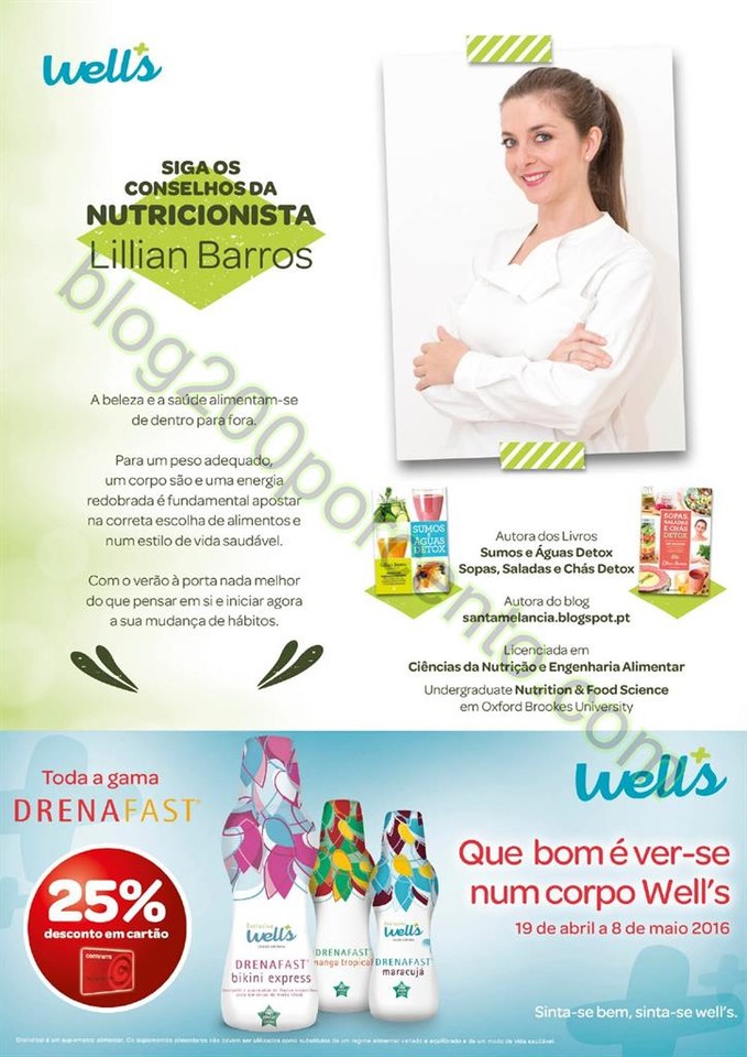 Novo Folheto WELLS promoções de 19 abril a 8 mai