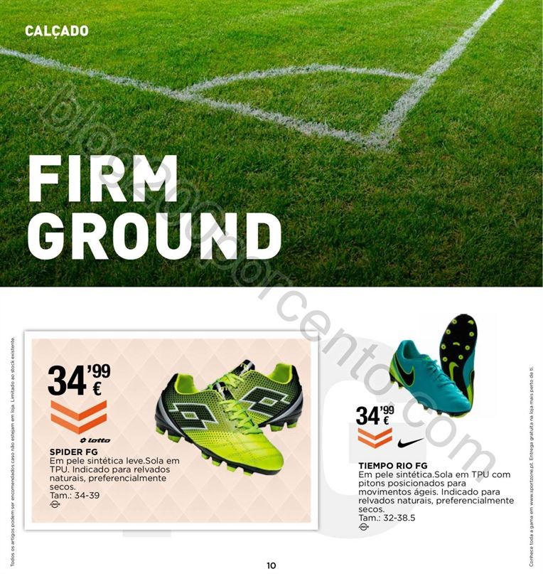 Novo Folheto SPORT ZONE Especial Futebol promoçõ