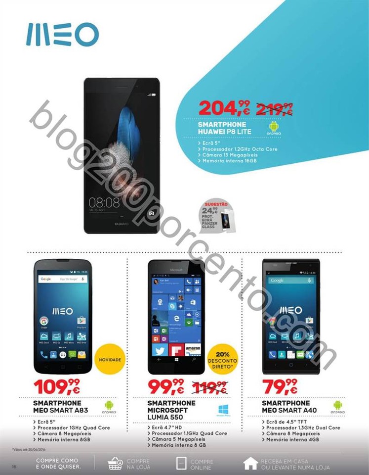 Antevisão Folheto WORTEN Mobile promoções de 7 