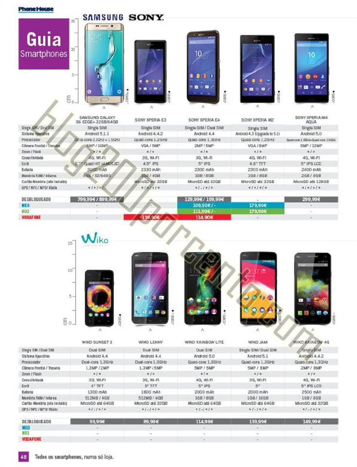Novo Folheto PHONE HOUSE Natal promoções de 30 n