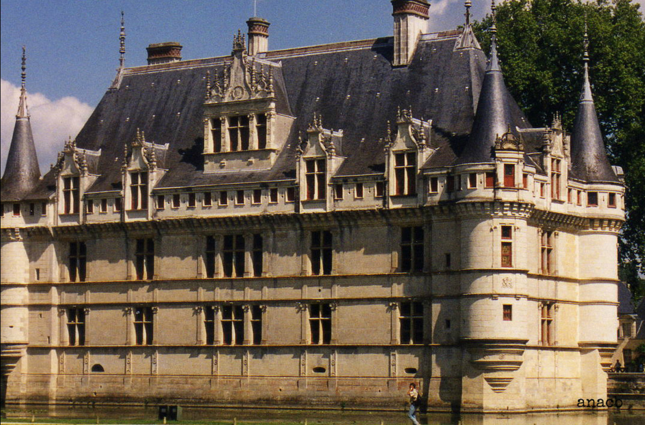 ao acaso #43 castelo de Azay-le-Rideau, no vale do