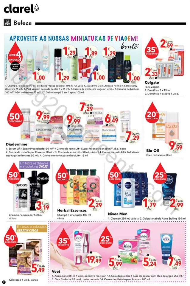 Antevisão Folheto CLAREL Promoções de 30 março