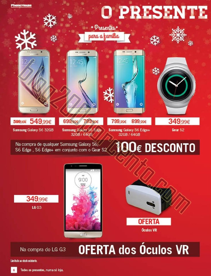 Novo Folheto PHONE HOUSE Natal promoções de 30 n