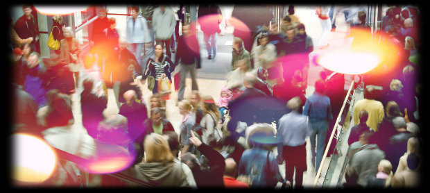 Imagem: www.infofranchising.pt - Centro Comercial Cheio