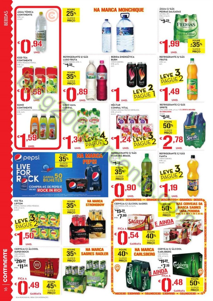 Antevisão Folheto CONTINENTE Promoções de 1 a 7