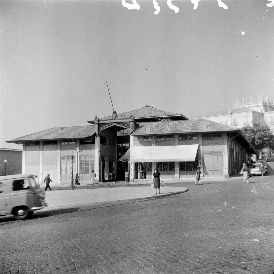 Mercado de Santa Clara, 1967, foto de Vasco Gouvei