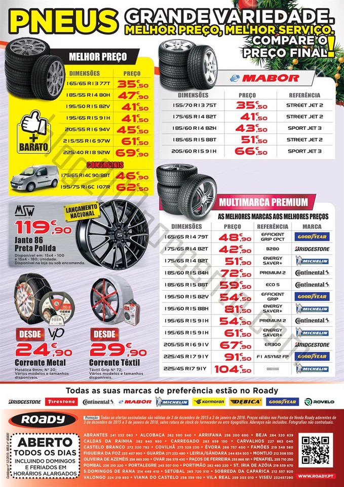 Antevisão Folheto ROADY Promoções de 3 dezembro