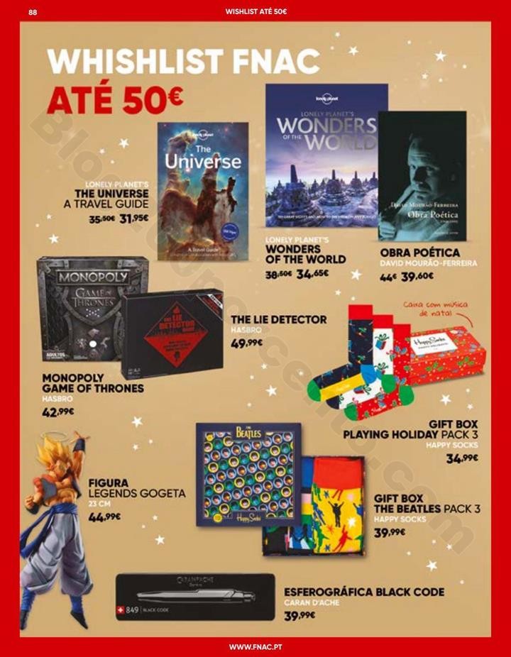 Antevisão Folheto FNAC Natal Promoções até 6 j