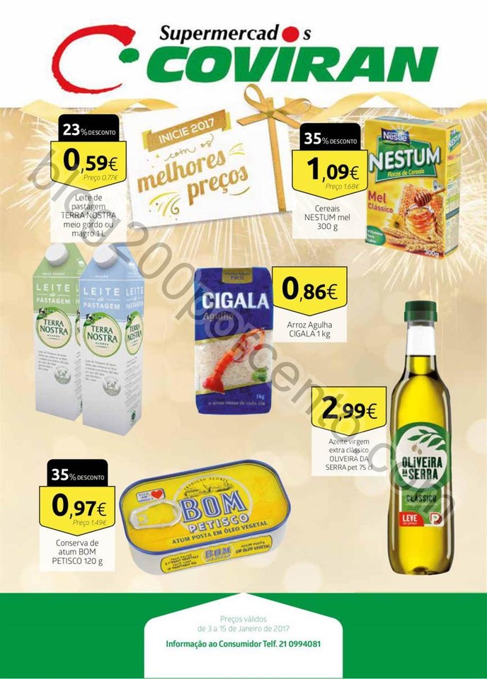Antevisão Folheto COVIRAN Promoções de 3 a 15 j