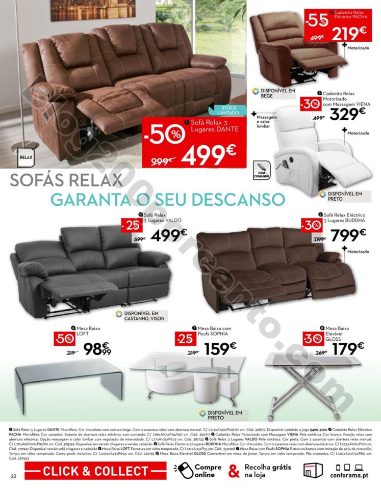 Antevisão Folheto CONFORAMA Promoções de 26 jul