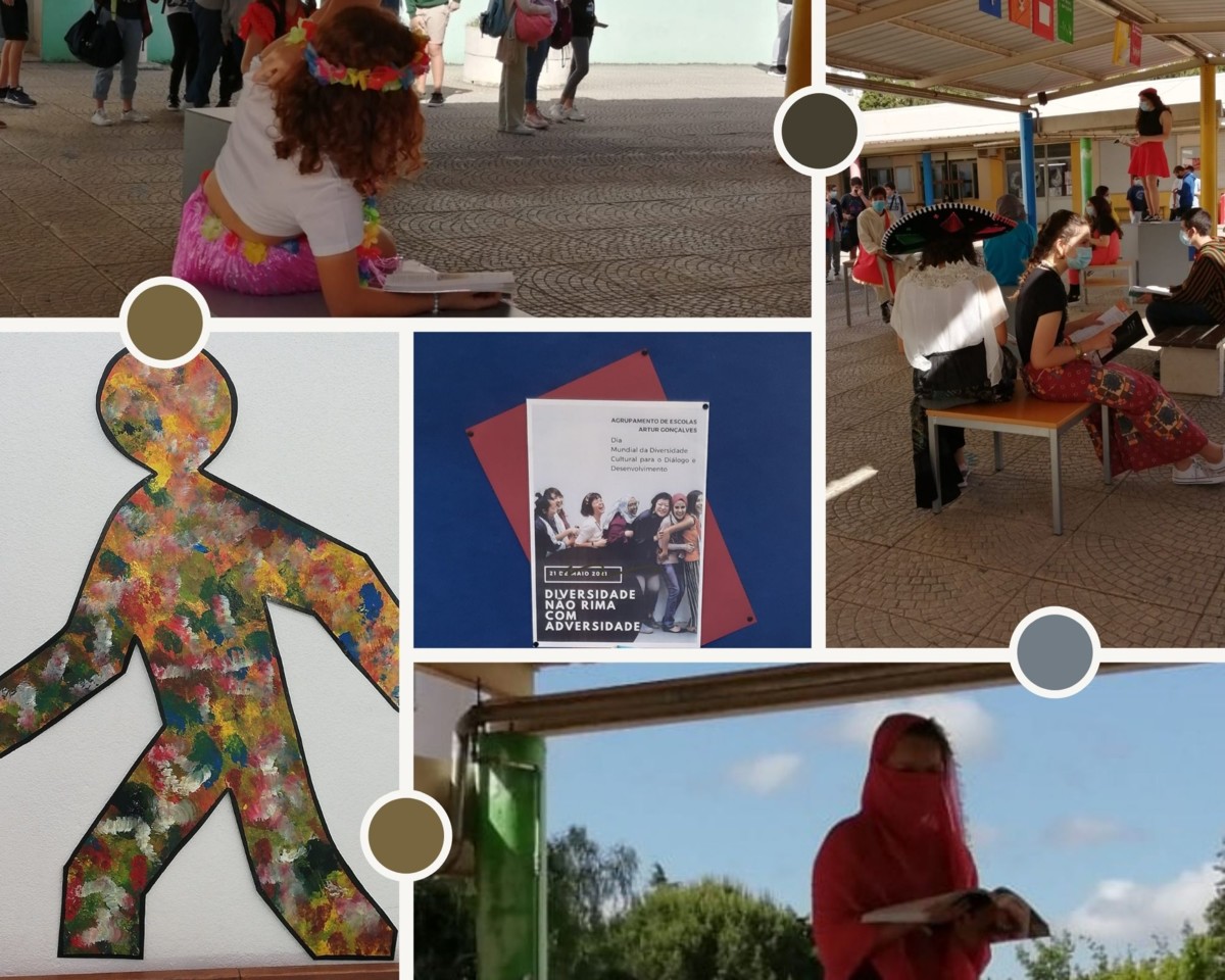 Colagem de fotos de novidades de café a escuro e