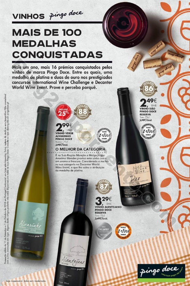Antevisão Folheto PINGO DOCE Vinhos e Sabores Pro