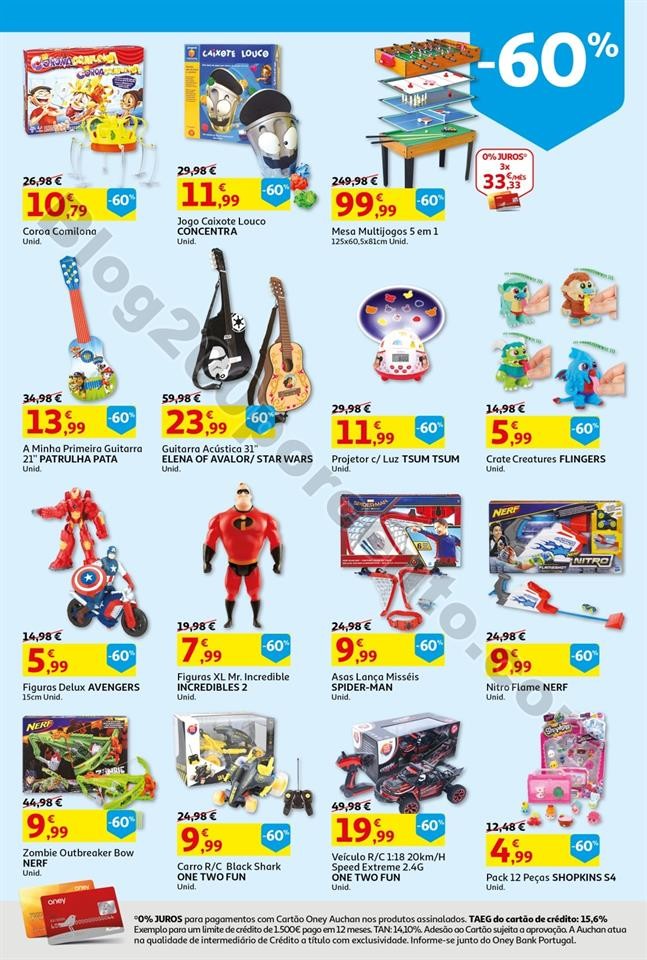 Antevisão Folheto AUCHAN trafego euro promoções