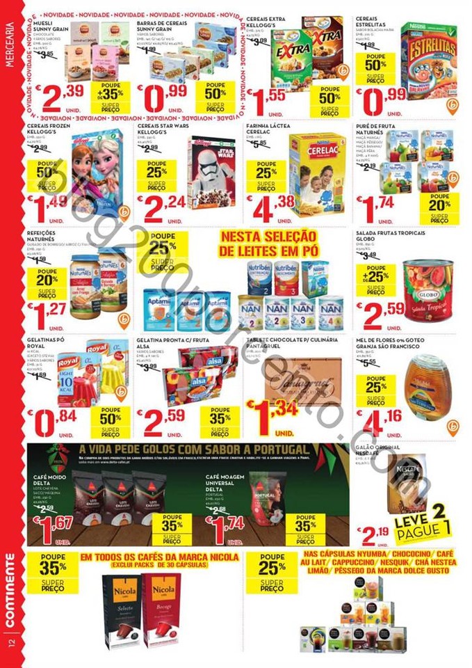 Antevisão Folheto CONTINENTE - MODELO Madeira de 