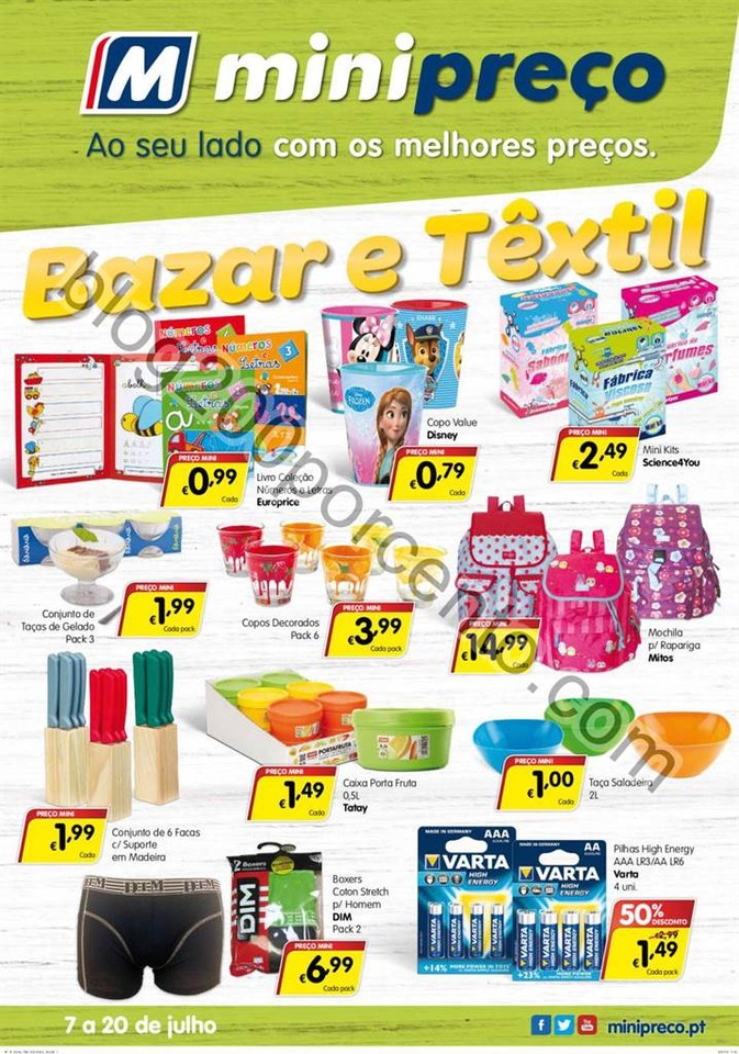 Antevisão Folheto MINIPREÇO Bazar Promoções de