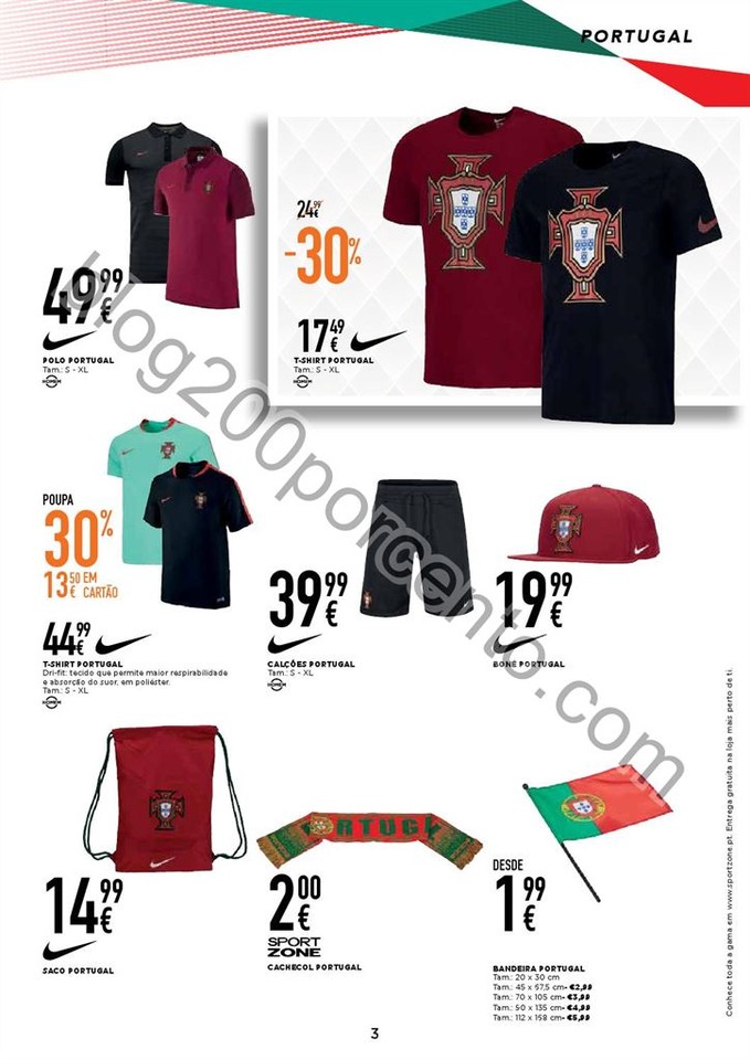Antevisão Folheto SPORT ZONE Promoções de 25 ma
