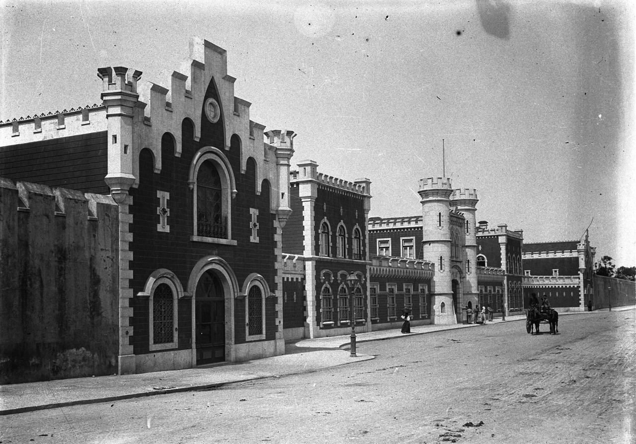 Penitenciária de Lisboa, 1913, foto de Joshua Ben