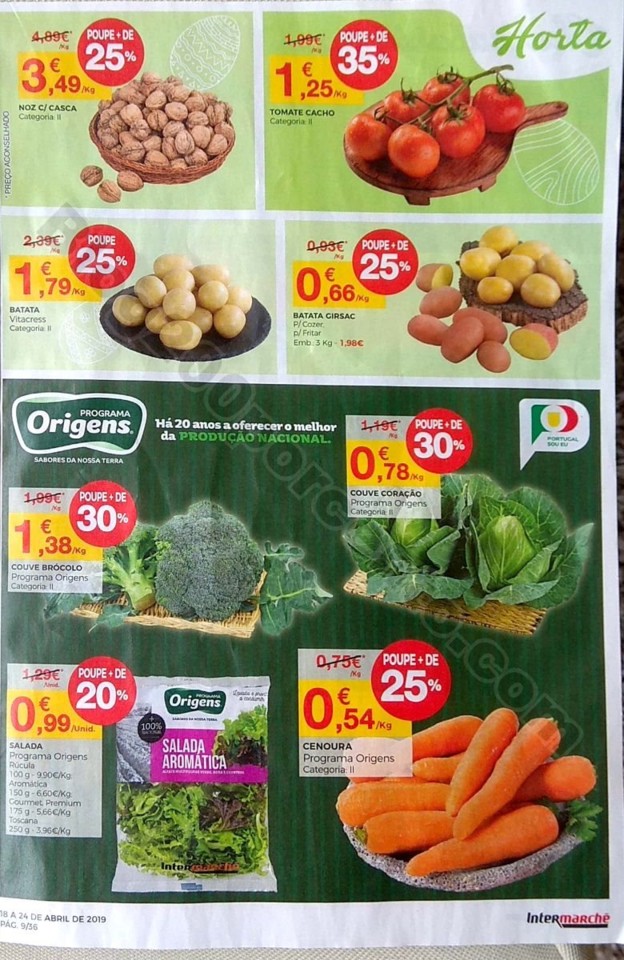 Intermarché Folheto promoções de 18 a 24 abril 