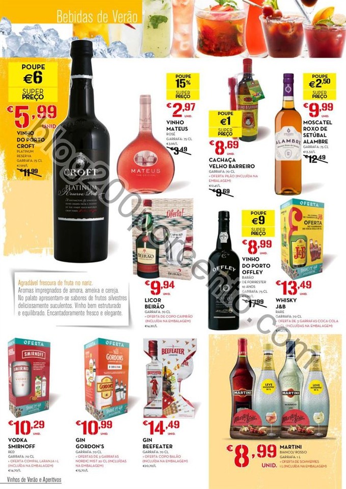 Antevisão Folheto CONTINENTE Vinhos e Aperitivos 