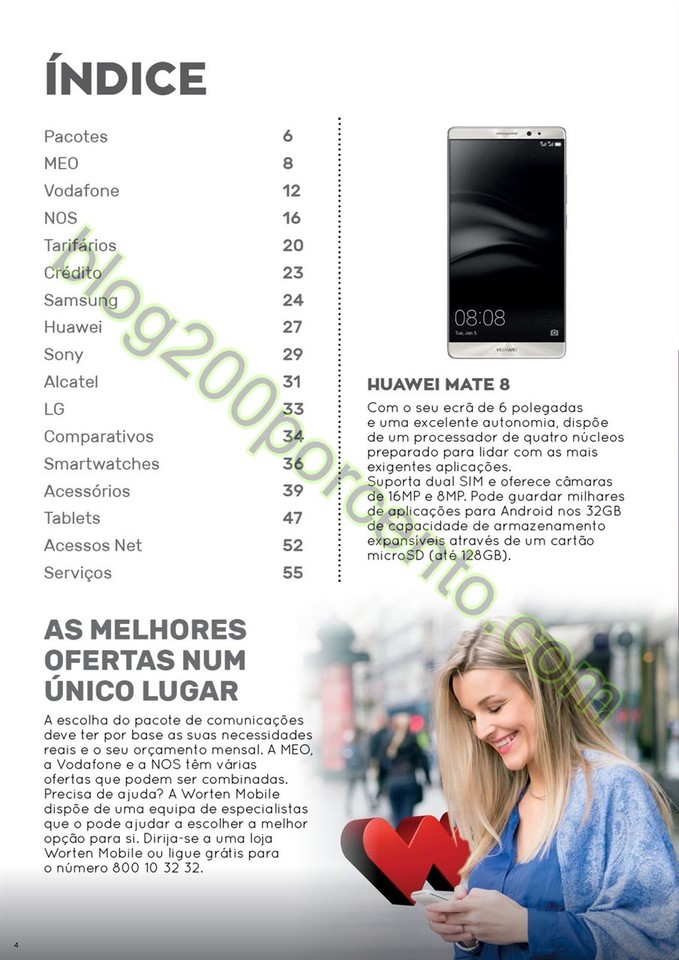 Novo Folheto WORTEN Mobile promoções até 31 mar